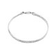 Corrente em ouro branco 9K inglesa de 3.5MM