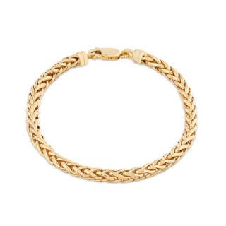 Pulsera o collares de oro amarillo 9K con palmera