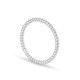 Anillo de plata rizada