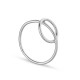 Anillo de plata con círculo