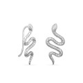 Pendientes de plata diseño serpientes