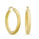 Brincos em ouro amarelo 18K tubo 4 x 25 mm