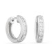 Pendientes aros de plata con circonitas