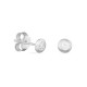 Brincos em ouro branco 18K com diamante de 0.20 ct