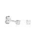 Pendientes de oro blanco de 18K y diamante de 0.20 ct