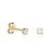 Pendientes de oro amarillo de 18K y diamante de 0.20 ct