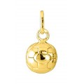 Pendente folheada a ouro amarelo com bola