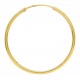 Brincos folheados a ouro 45mm x 2mm
