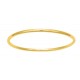 Pulseira folheada a ouro rígida 3 mm