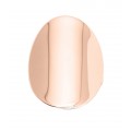 Anel folheado a ouro rosa design oval