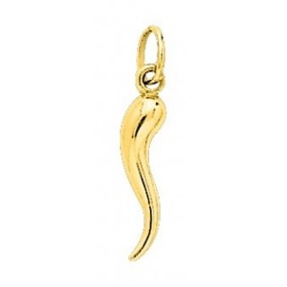 Pendente em ouro amarelo 9k pimenta da sorte