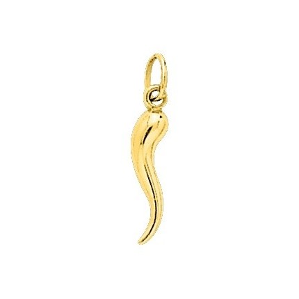 Colgante de oro amarillo 9k Pimiento de la Suerte