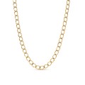 Cadena de acero con eslabones 60cm en dorado