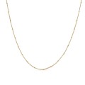 Fio em aço dourado barbela com argolas de 38+5 cm