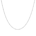 Collar con cadena de bolitas 38+5 cm en acero