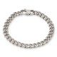 Pulsera de cadena en acero 21 cm para caballero