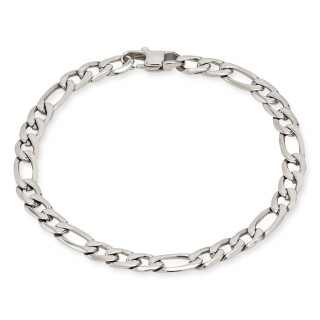 Pulseira de homem 3x1 em aço de 21 cm