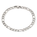Pulseira de homem 3x1 em aço de 21 cm