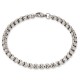 Pulsera de acero tipo rolo 21 cm para caballero