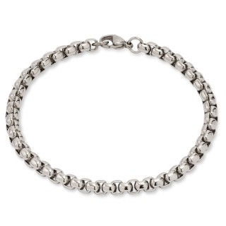Pulseira de aço tipo rolo 21 cm masculino