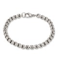 Pulsera rolo de acero 21 cm para caballero