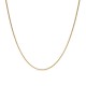 Collar de acero dorado