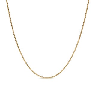 Collar de acero dorado