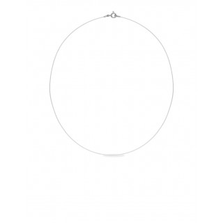 Colar em nylon  42cm com fecho em prata