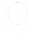 Collar de hilo de pescar con cierre en plata