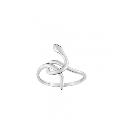 Anillo de plata con serpiente