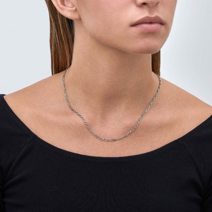 Cadena de plata para hombre programada 1x1 2.5MM