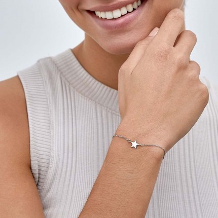 Pulsera de plata estella 15+2CM