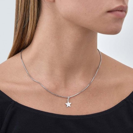 Colgante de plata con estrella 5 puntas