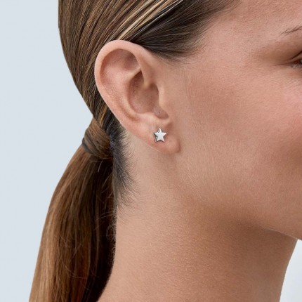 Pendientes de plata diseño estrella