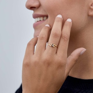Anel em ouro amarelo 9 kt