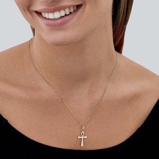 Pendente em ouro amarelo 9K cruz