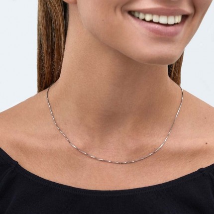 Fio em ouro branco 9 kt e 0.85mm