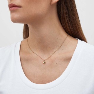 Pendente em ouro amarelo 9 kt com mini coração