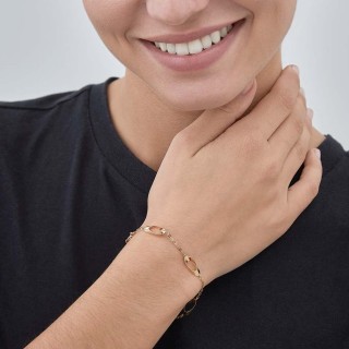 Pulseira em ouro amarelo 9K 18CM