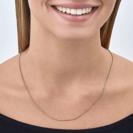 Cadena de oro amarillo 9 KT gourmet
