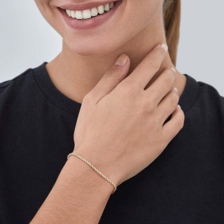 Corrente em ouro amarelo 9K cordão 2 mm