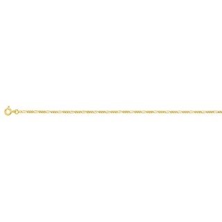 Cadena de oro amarillo de 18K programada 3x1 - 1.7 mm