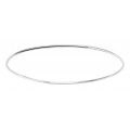 Pulseira em prata rígida tubo de 1.5 mm