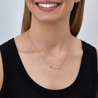 Collar de oro 9KT Mamá 42+3 cm