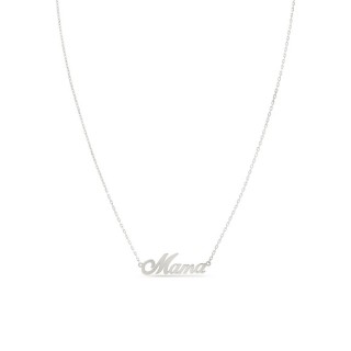 Collar de plata mamá de 42+ 3cm 