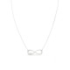 Collar de plata Infinito & Mamá 42+3cm