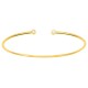 Pulseira banhada em ouro com zircônia Oro Vivo