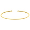 Pulseira banhada em ouro com zircônia Oro Vivo
