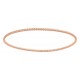 Pulsera rígida cordón de plaqué Oro Vivo