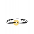Pulseira circulo plaqueada a ouro amarelo Oro Vivo